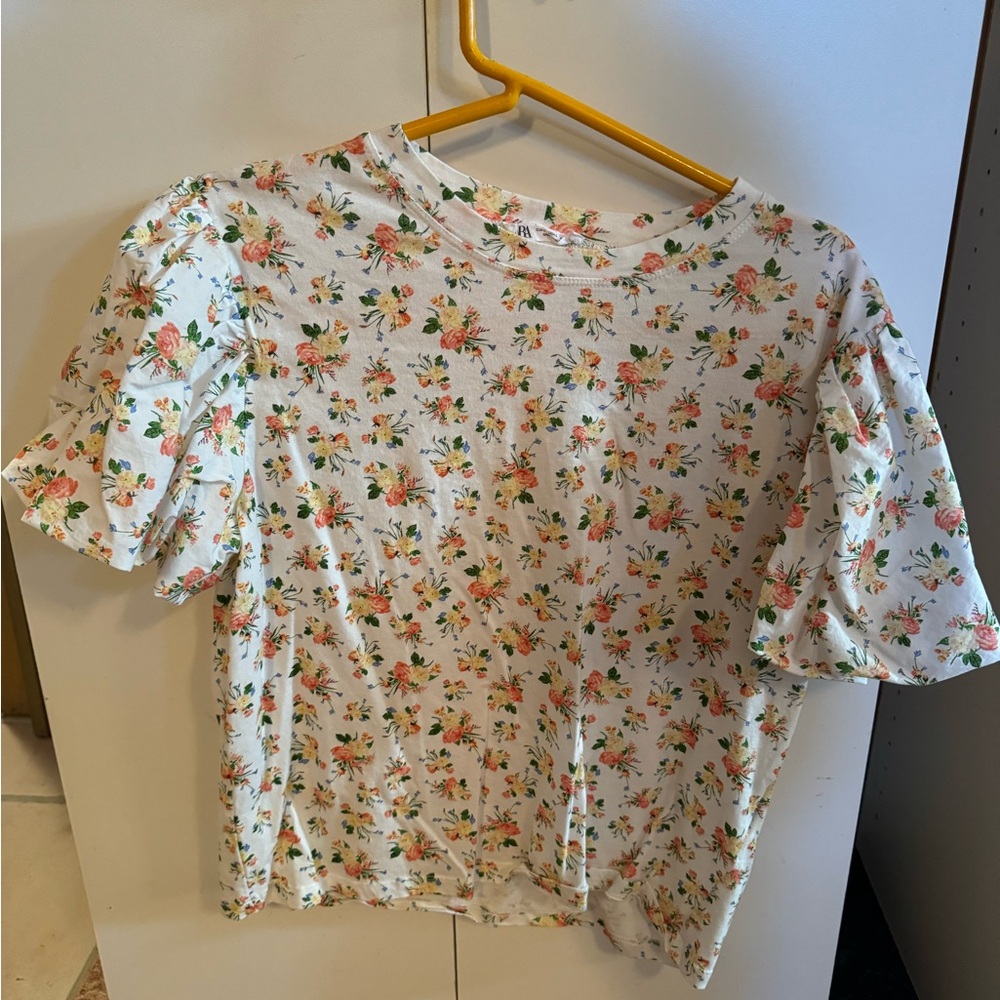 Zara Floral Dress Top - Large